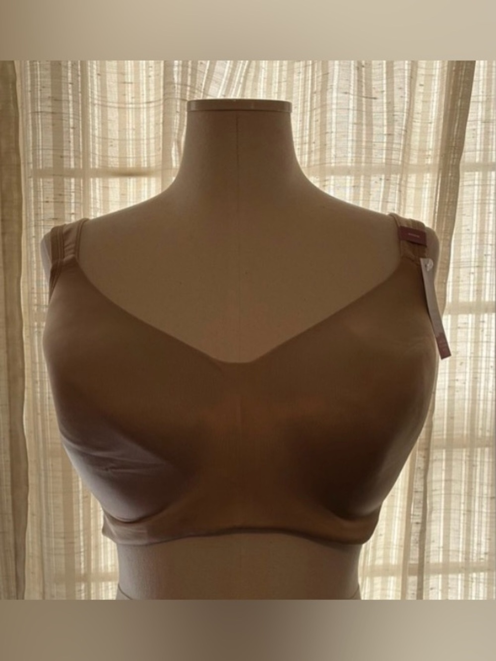 Cacique 40DD Lightly Lined Full Coverage Bra NWT Nude Beige